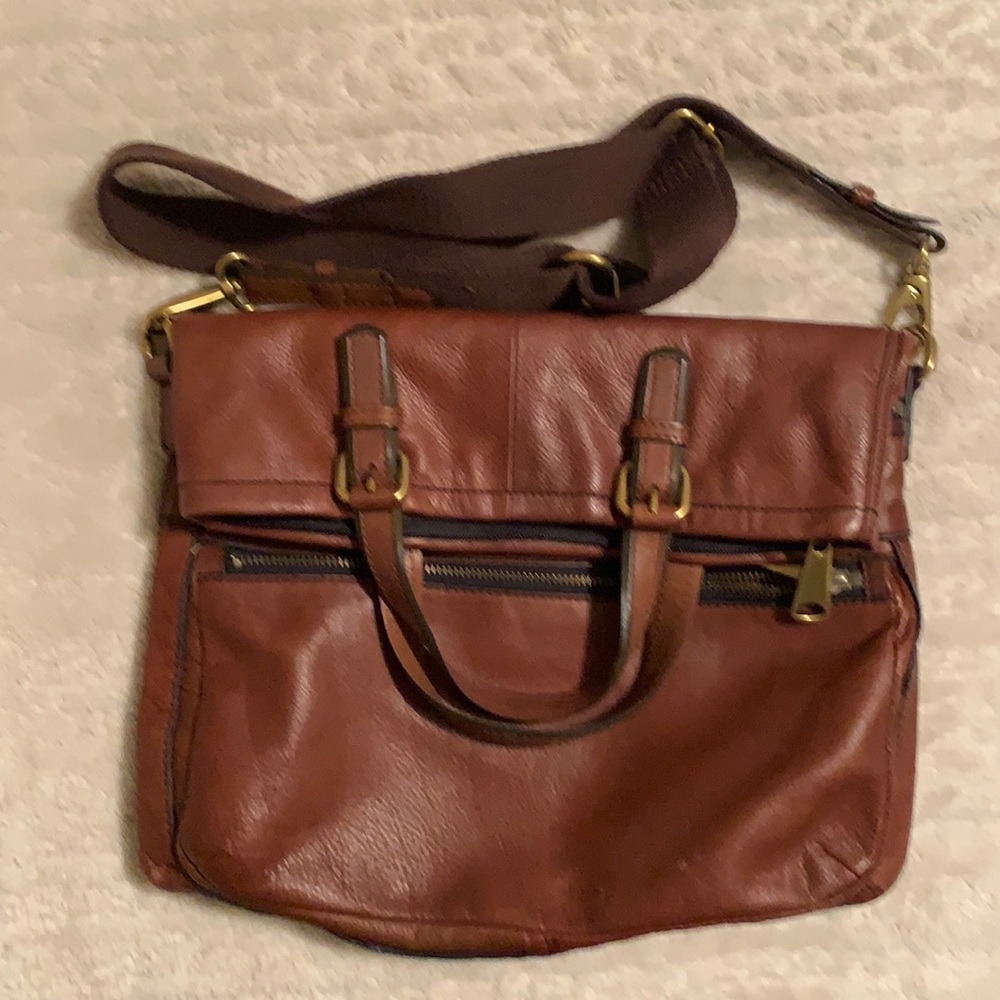Fossil leather purse